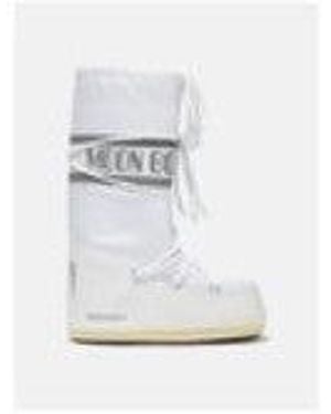 Moon Boot Icon Nylon Snow Boots - White