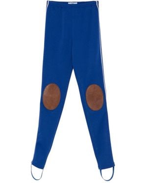 Prada Knee Patches Leggings - Blue