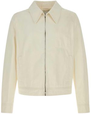 Ami Paris Ami Ivory Denim Jacket - White