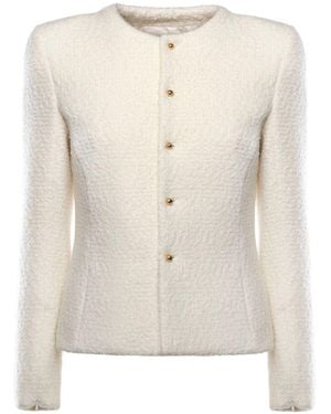 Celine Wool And Cashmere Jacket - Natural