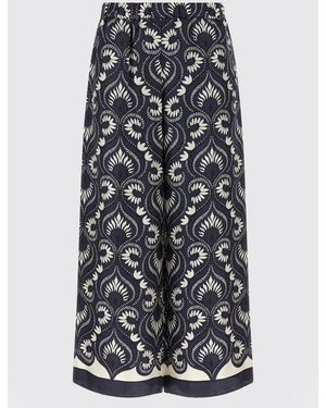 Weekend by Maxmara Printed Pants - White