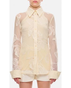 Sportmax Asti Lace Shirt - Natural