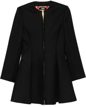 コート VERSACE Women Coats 1013530 1A10074 1E510 Gray Versace Coats for Women | US Online Store