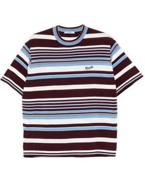Prada Striped Round Neck - Blue
