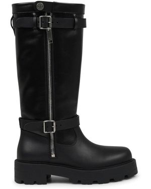 Dior D-Major Calf Leather Boots - Black