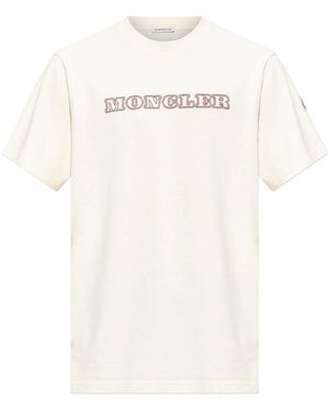 Moncler Neutrals T-Shirts & Vests - White