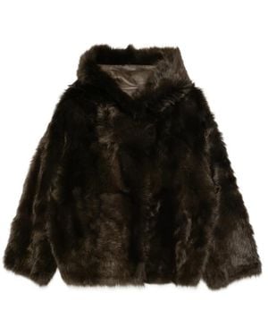 Yves Salomon Jackets - Black