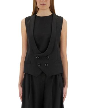 Moschino Virgin Wool Vest - Black