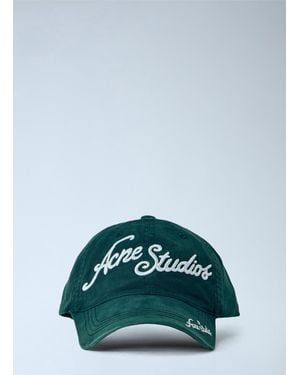 Acne Studios Baseball Cap - Green