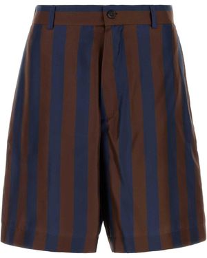 Fendi Stripes Shorts - Blue