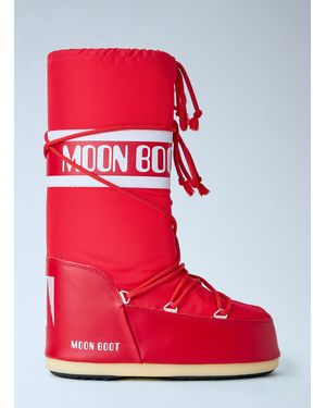 Moon Boot Icon Nylon Boots - Red