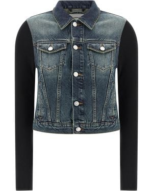 Coperni 'Hybrid Rib Denim' Jacket - Blue