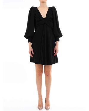 Celine Wrap Dress - Black