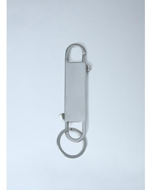 Rick Owens Stainless Steel Key Holder - Blue