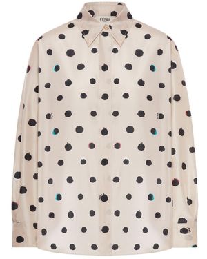 Fendi Printed Taffeta Shirt - Multicolor