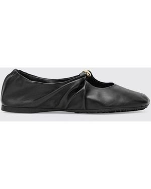 Loewe Pebble Nappa Ballerina - White