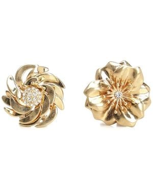 Miu Miu Metal Earrings - Metallic