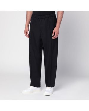 Jil Sander Technical Gabardine Pants - Black