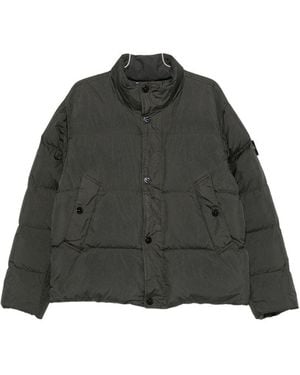 Stone Island Nylon Short Down Jacket - Black