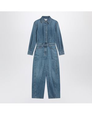 Givenchy Light Denim Jumpsuit - Blue