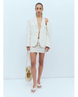 Jacquemus La Mini Jupe Bahia Skirt - Blue