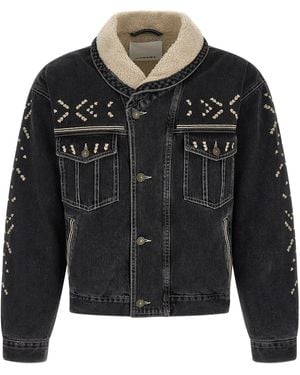 Isabel Marant 'Jackson-Gb' Denim Jacket - Black
