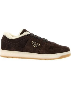 Prada 'Downtown' Sneakers - Brown