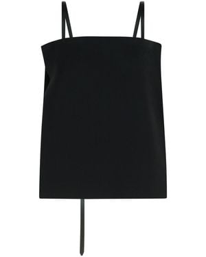 Sportmax Viscose Skirt - Black