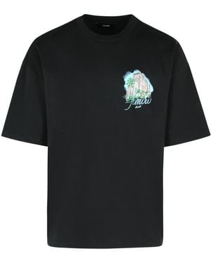 Amiri Cotton T-Shirt - Black