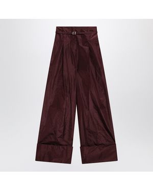 Fendi Taffeta Pants - Purple