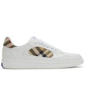 Burberry Terrace Leather Sneaker - White
