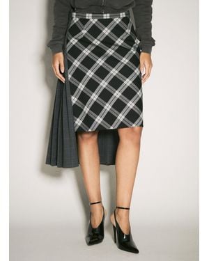 Balenciaga Taped Double Skirt - Black