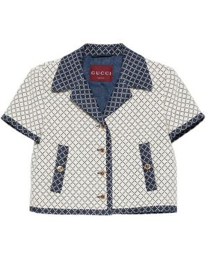 Gucci Neutrals Jackets - Blue