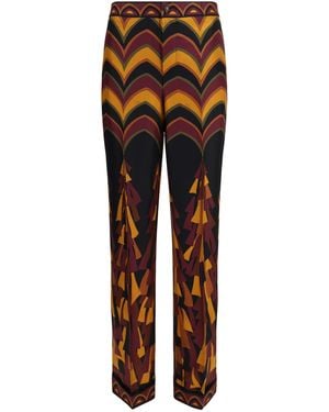 PUCCI Silk Pants - Orange