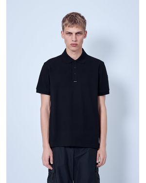 Moncler Piqué Polo Shirt - Blue