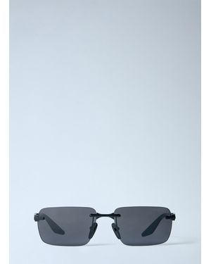 Prada Linea Rossa Ps C52S Square Sunglasses - Blue