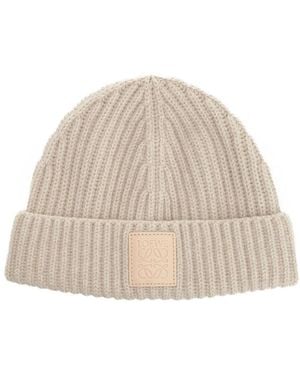 Loewe Cashmere Hat - Natural