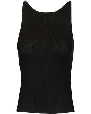 Lisa Yang "Lynette" Top - Black