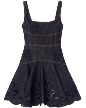 Self-Portrait Mini Dress - Blue