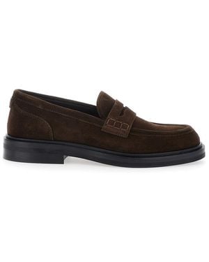 Dolce & Gabbana Dolce & Gabbana Loafers With Logo Plate On The Back - Multicolor