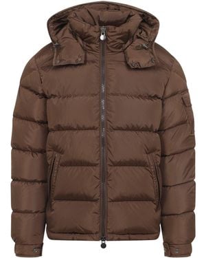 Moncler Maya Matte Short Down Jacket - Brown