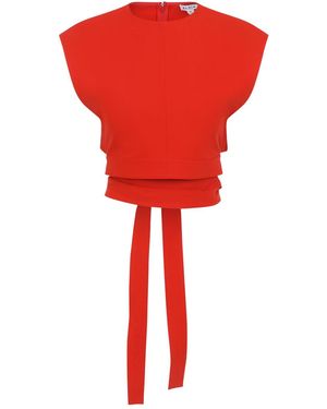Alaïa Alaïa Belted Top - Red