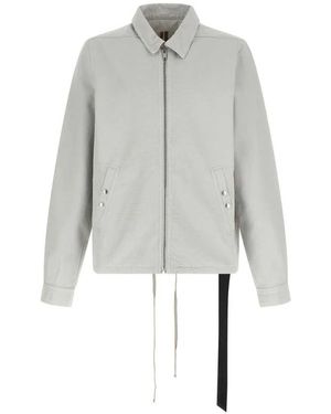 Rick Owens Jacket Zipfront Jkt - Gray
