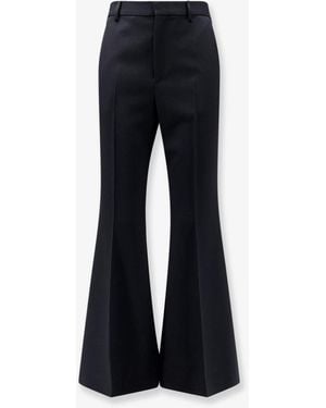 Celine Flared Wool Pants - Blue