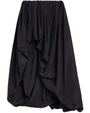 Jil Sander Lightweight Taffeta Skirt - Black