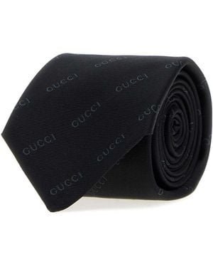 Gucci Silk Tie - Black