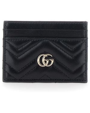 Gucci Gg Marmont Card Case - Black