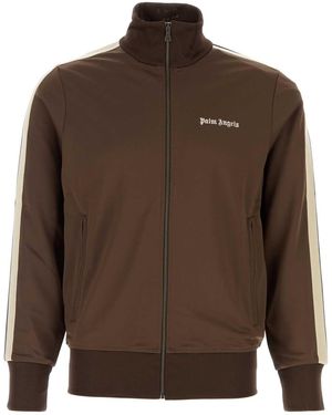 Palm Angels Tech Fabric Sweatshirt - Brown