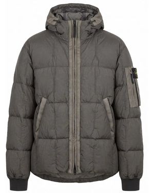 Stone Island Garment Dyed Crinkle Reps Ny Jacket - Gray