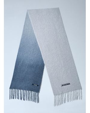 Jacquemus Logo Motif Scarf - Blue